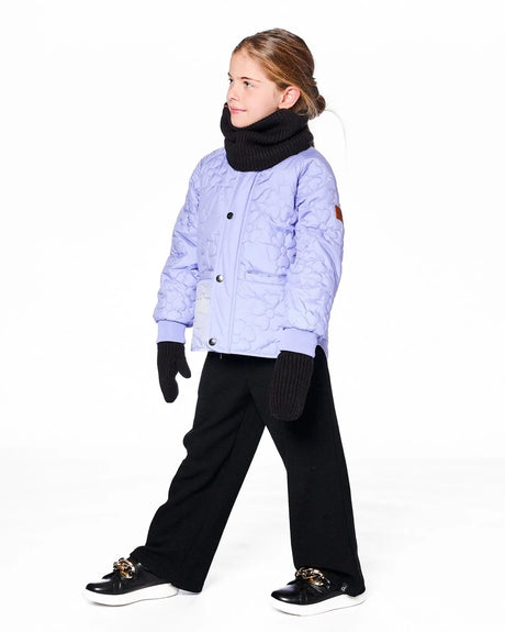 Quilted Mid-Season Jacket Lavender | Deux par Deux | Jenni Kidz