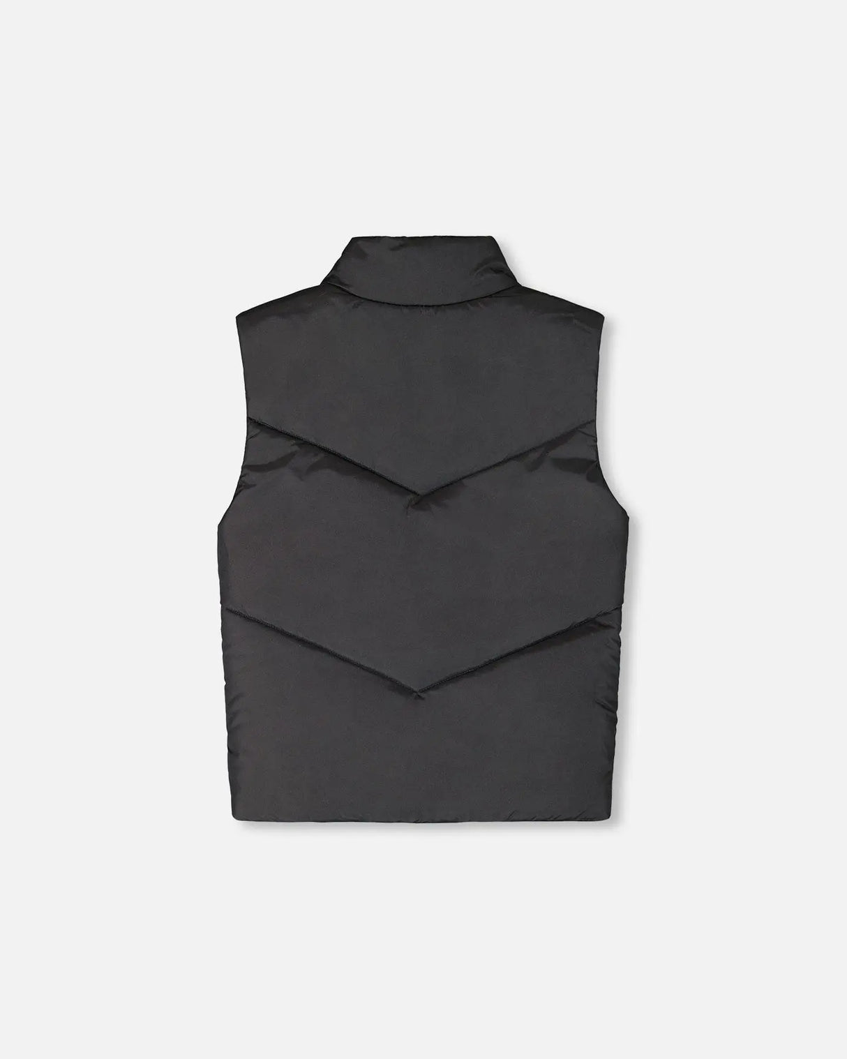 Quilted Mid-Season Sleeveless Vest Black | Deux par Deux | Jenni Kidz