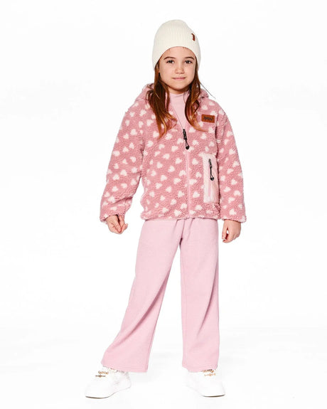 Reversible Mid-Season Jacket Light Pink | Deux par Deux | Jenni Kidz