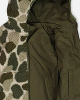 Reversible Sherpa Jacket Camouflage Green | Deux par Deux | Jenni Kidz