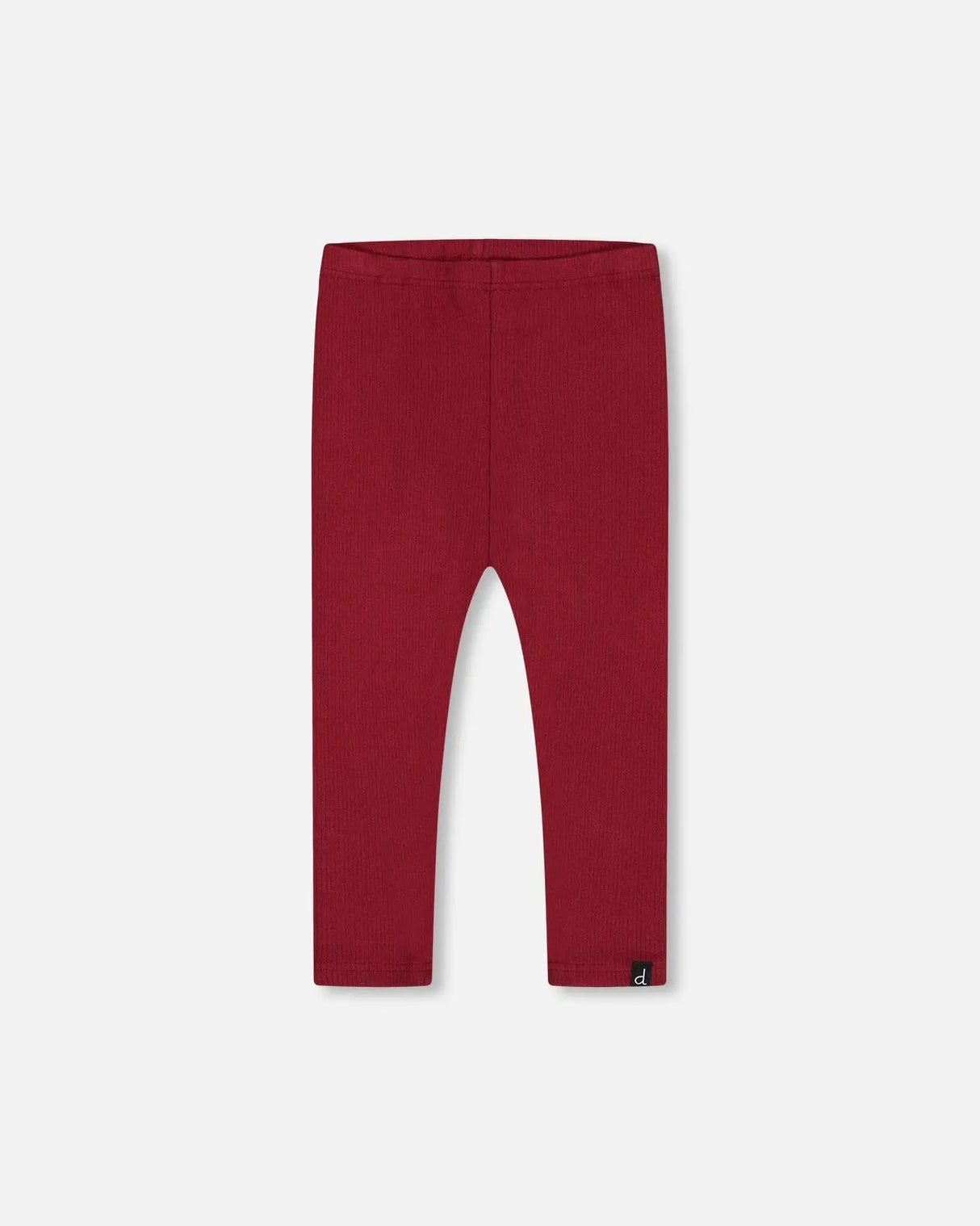 Rib Leggings Burgundy | Deux par Deux | Jenni Kidz