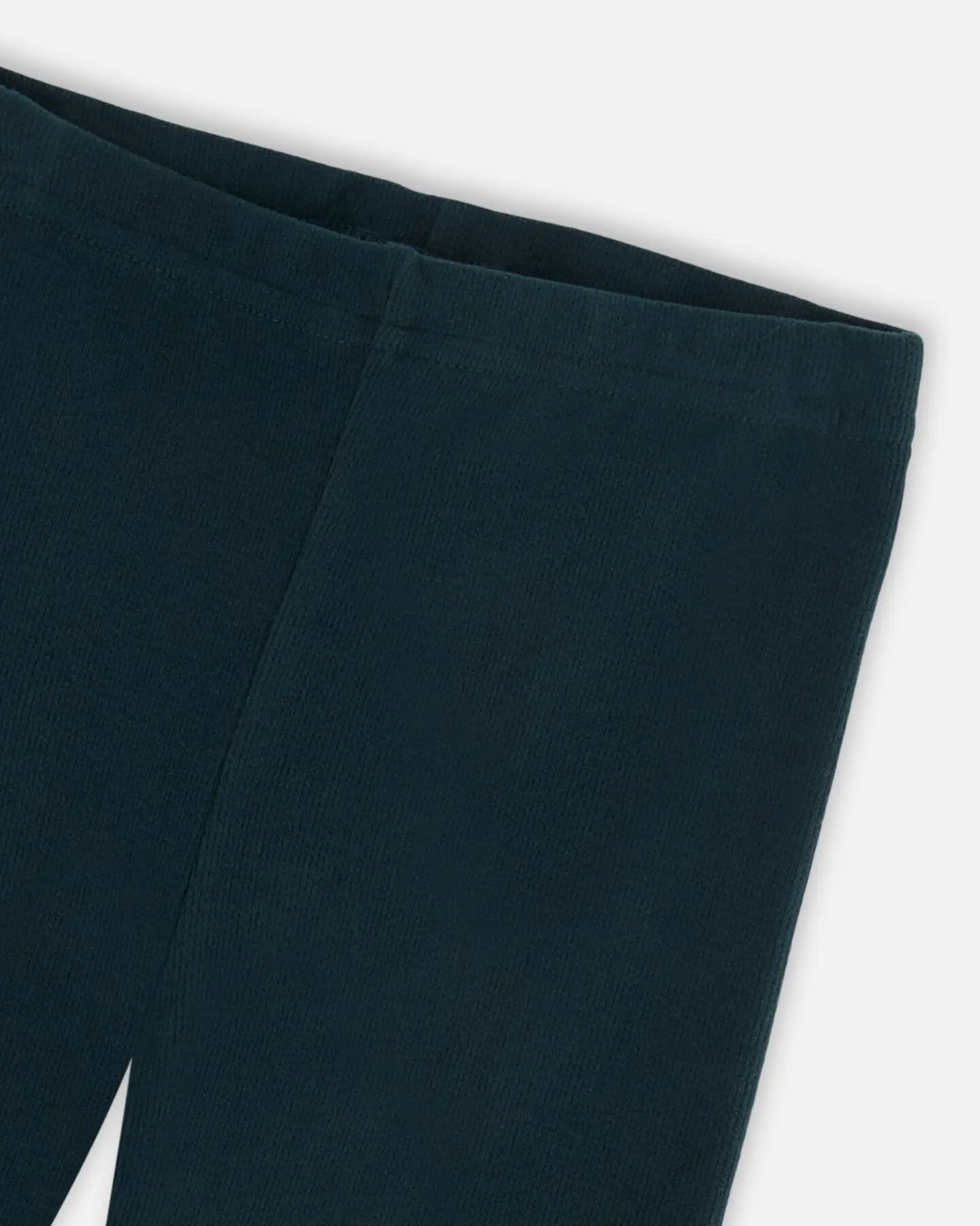 Rib Leggings Dark Emerald | Deux par Deux | Jenni Kidz