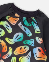 School Apron Smiley Face Boy | Deux par Deux | Jenni Kidz