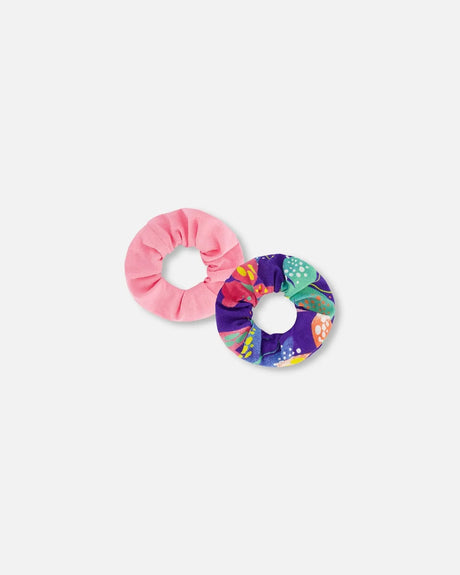 Scrunchies 2-Pack Printed Colorful Butterflies | Deux par Deux | Jenni Kidz
