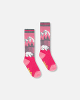 Ski Socks Pink | Deux par Deux | Jenni Kidz