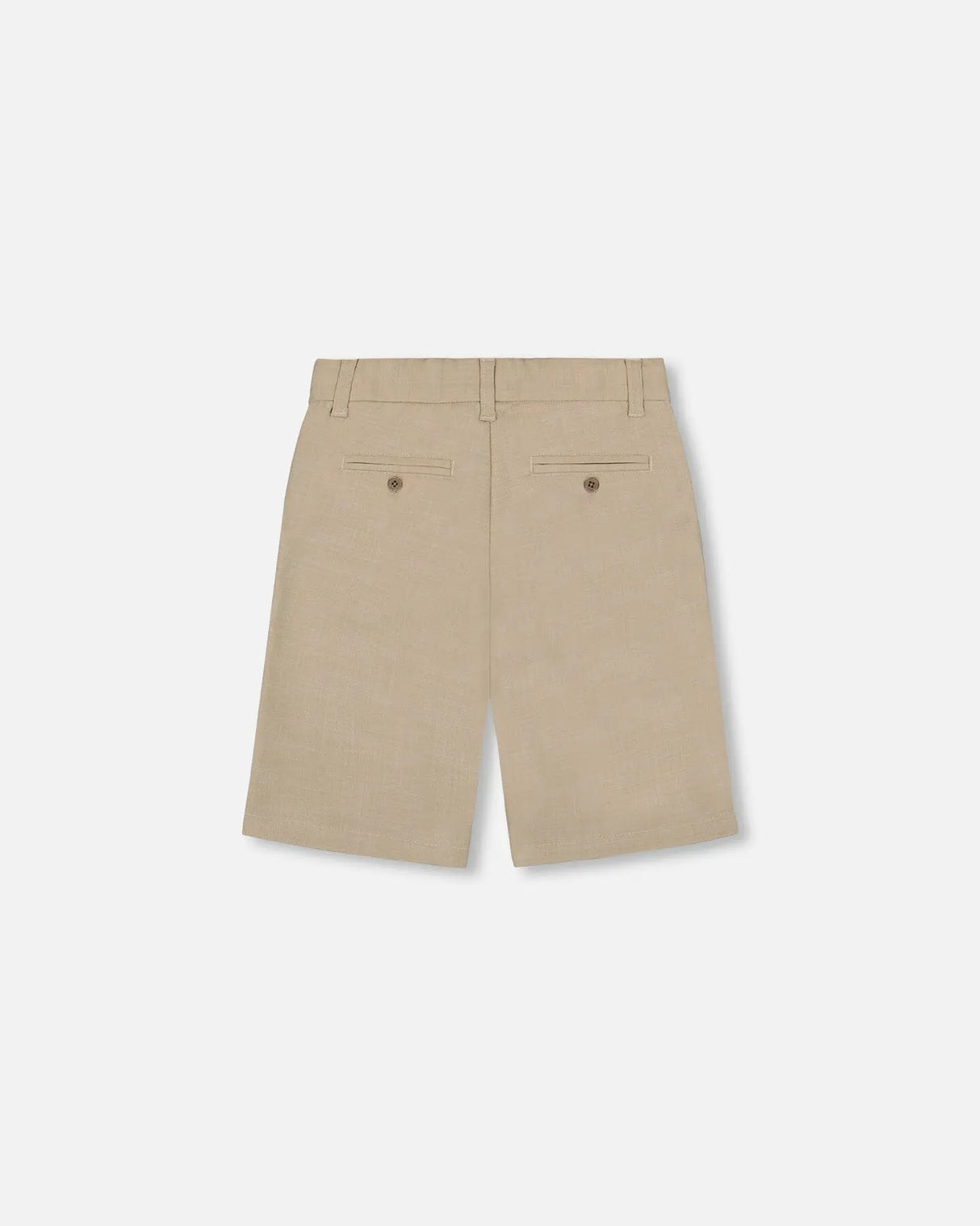 Slant Pocket Bermuda Shorts Light Taupe | Deux par Deux | Jenni Kidz