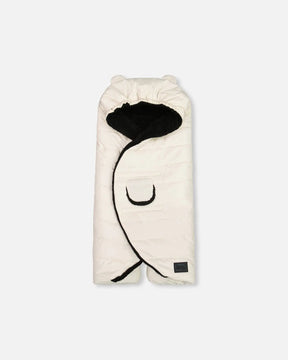 Snugly Baby Wrap Designed For Car Seat And Stroller Off-White | Deux par Deux | Jenni Kidz