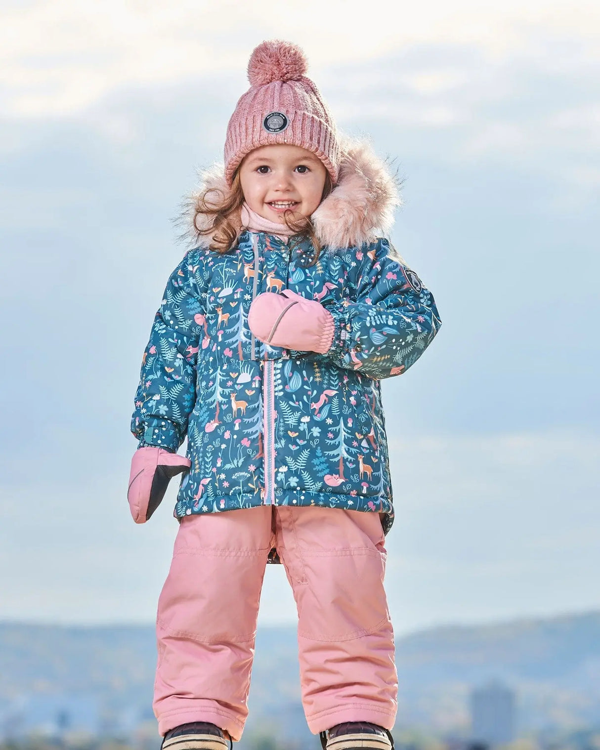 Solid Mittens Light Pink | Deux par Deux | Jenni Kidz