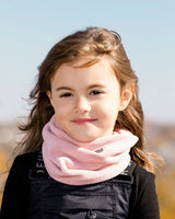 Solid Polar Neckwarmer Light Pink | Deux par Deux | Jenni Kidz