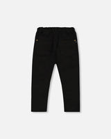 Stretch Twill Pants Black | Deux par Deux | Jenni Kidz