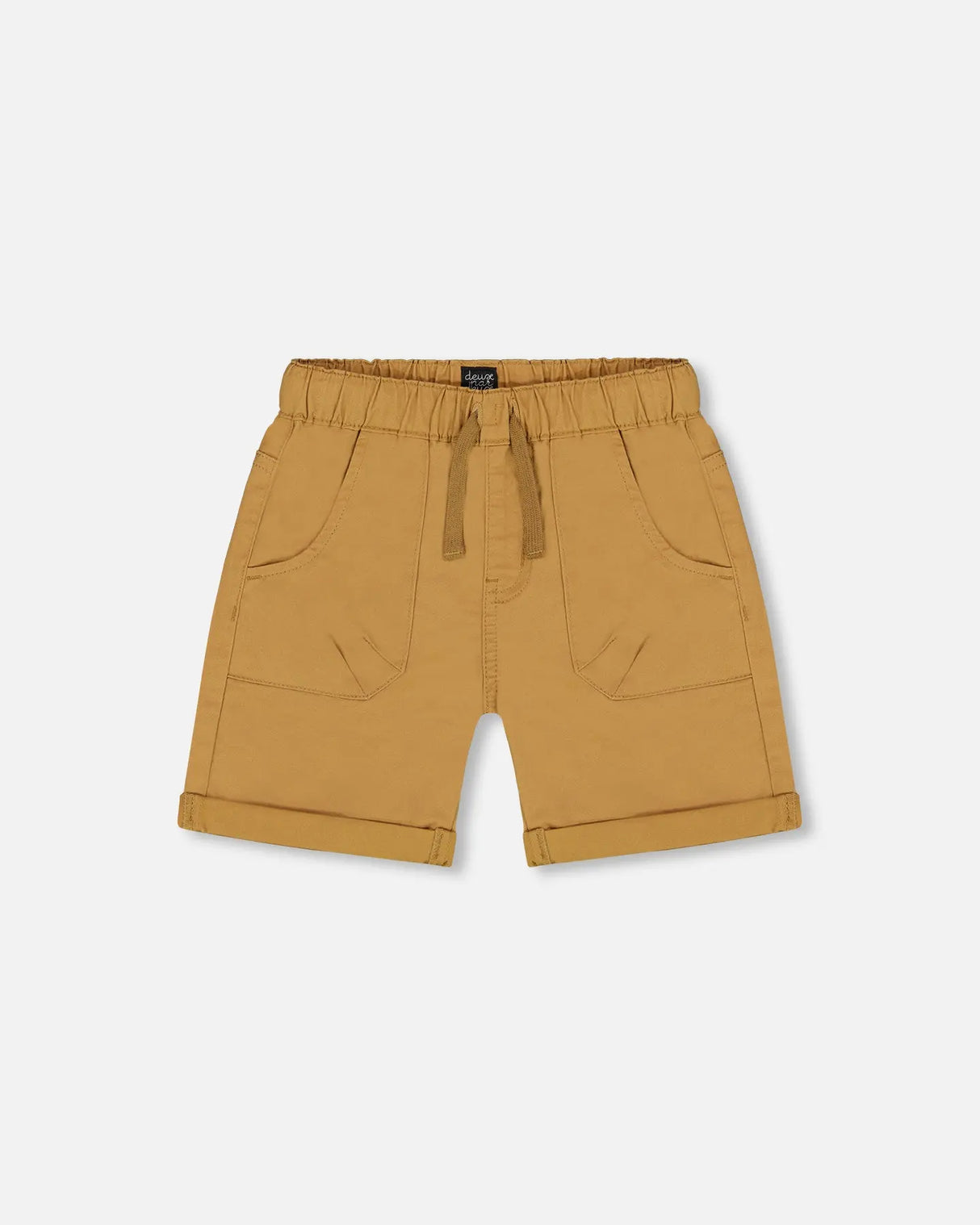 Stretch Twill Short Tan | Deux par Deux | Jenni Kidz