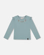 Super Soft Brushed Rib T-Shirt Light Blue | Deux par Deux | Jenni Kidz