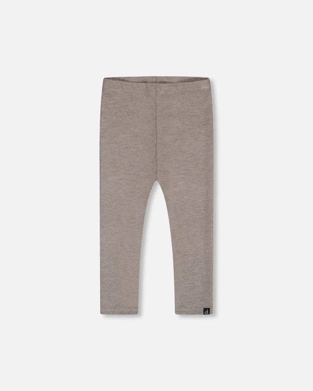 Super Soft Rib Leggings Grey Mix | Deux par Deux | Jenni Kidz