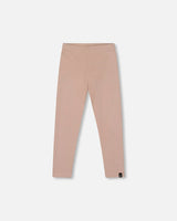 Super Soft Ribbed Leggings Light Caramel | Deux par Deux | Jenni Kidz