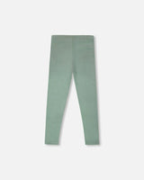 Super Soft Ribbed Leggings Sage Green | Deux par Deux | Jenni Kidz