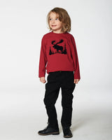 T-Shirt Red With Moose Print | Deux par Deux | Jenni Kidz