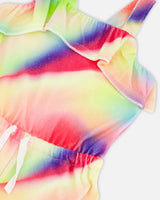 Terry Cloth Jumpsuit Multicolor Pink | Deux par Deux | Jenni Kidz