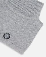 Turtleneck Neckwarmer Heather Gray | Deux par Deux | Jenni Kidz