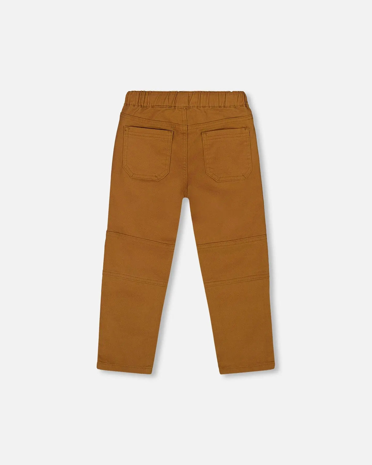 Twill Jogger Pants With Patch Pockets Brown | Deux par Deux | Jenni Kidz