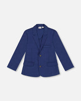 Two Button Blazer Navy Blue | Deux par Deux | Jenni Kidz