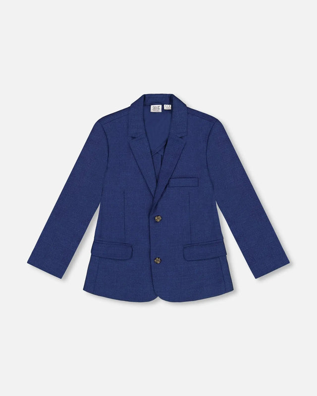 Two Button Blazer Navy Blue | Deux par Deux | Jenni Kidz