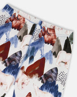 Two-Piece Organic Cotton Pajama Set White Bear Print | Deux par Deux | Jenni Kidz