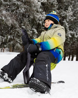 Two-Piece Play Snowsuit With Gradient Jacket Black | Deux par Deux | Jenni Kidz