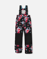 Two Piece Snowsuit Black Printed Roses | Deux par Deux | Jenni Kidz