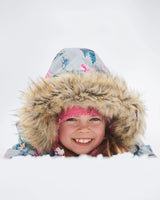 Two Piece Snowsuit Candy Pink Printed Deer | Deux par Deux | Jenni Kidz