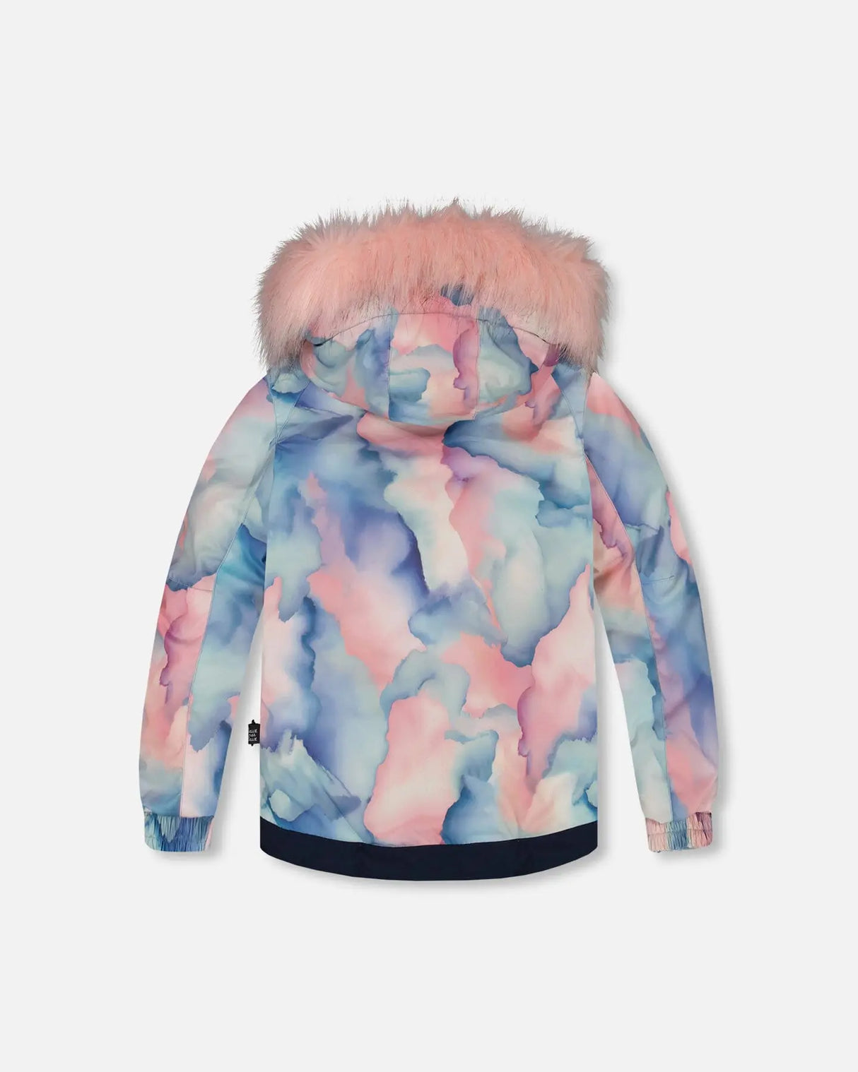 Two Piece Snowsuit Printed Pastel Watercolor And Dusty Pink | Deux par Deux | Jenni Kidz