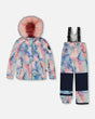 Two Piece Snowsuit Printed Pastel Watercolor | Deux par Deux | Jenni Kidz