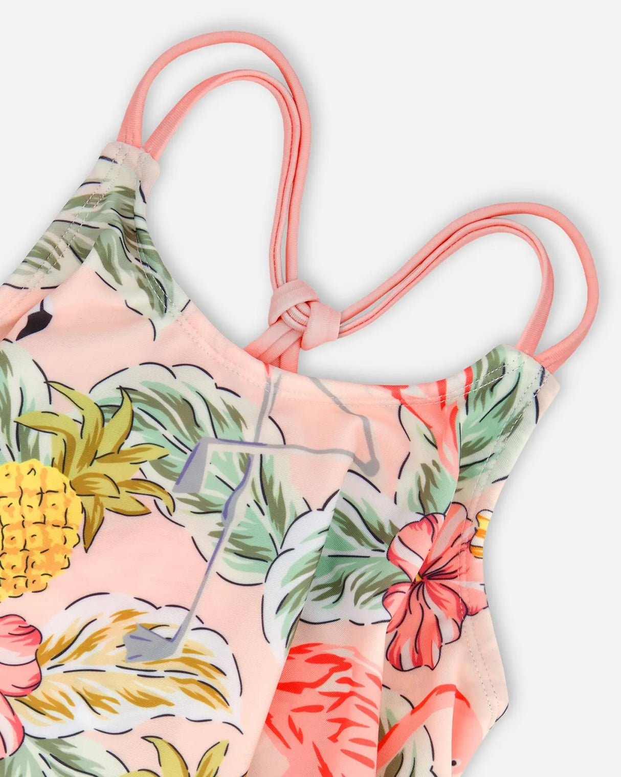 Two Piece Swimsuit Printed Flamingo | Deux par Deux | Jenni Kidz