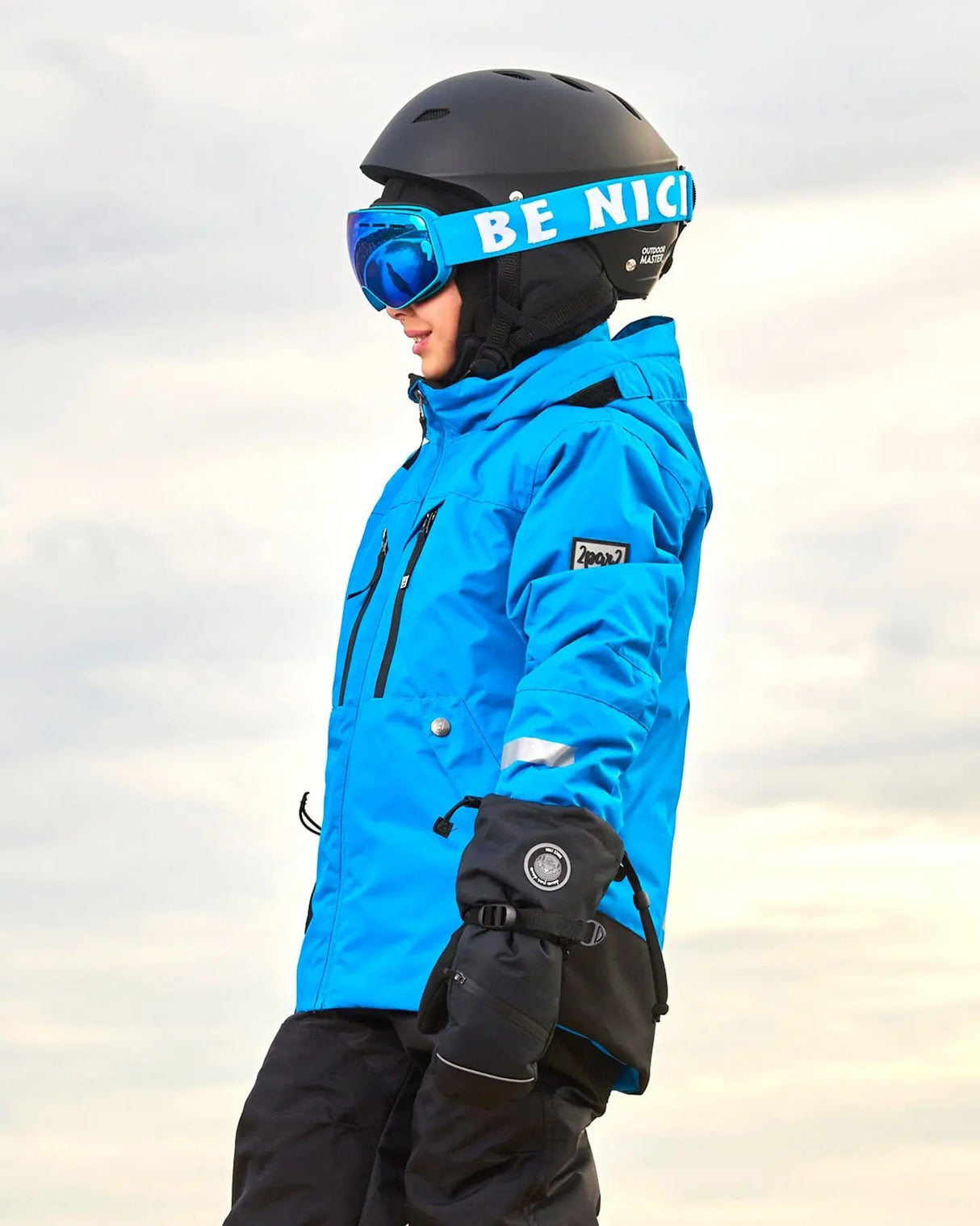 Two Piece TEKNIK Snowsuit Royal Blue And Black | Deux par Deux | Jenni Kidz