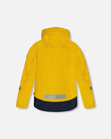 Two Piece TEKNIK Snowsuit Yellow And Navy | Deux par Deux | Jenni Kidz