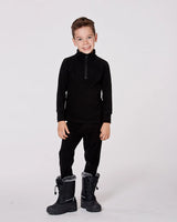 Two-Piece Thermal Underwear Set Black | Deux par Deux | Jenni Kidz