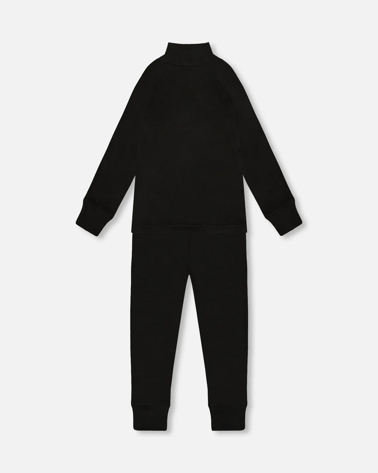 Two-Piece Thermal Underwear Set Black | Deux par Deux | Jenni Kidz