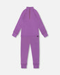 Two-Piece Thermal Underwear Set Lavender | Deux par Deux | Jenni Kidz