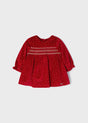 Velvet Baby Girls Dress- Red | Mayoral | Mayoral | Jenni Kidz