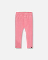 Velvet Stretch Leggings Candy Pink | Deux par Deux | Jenni Kidz