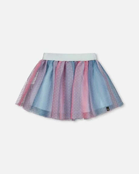 Vertical Striped Tulle Skirt | Deux par Deux | Jenni Kidz