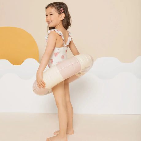Watermelons on Crème One-Piece Swimsuit | Petit Lem | Petit Lem | Jenni Kidz