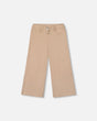Wide Leg Corduroy Pants Beige | Deux par Deux | Jenni Kidz