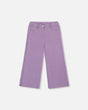 Wide Leg Corduroy Pants Lavender | Deux par Deux | Jenni Kidz