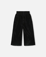 Wide Leg Pleated Pants Black | Deux par Deux | Jenni Kidz