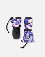 Winter Mittens Teknik Pink And Blue Marble | Deux par Deux | Jenni Kidz