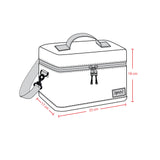 Lunch Box Turquoise Blue, Pink And Mauve-3