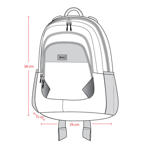 Little Kids Backpack Blue Printed Dinos-3