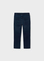 Front view of Mayoral boys Dark Blue jeans with clean denim wash and comfortable kids fit.