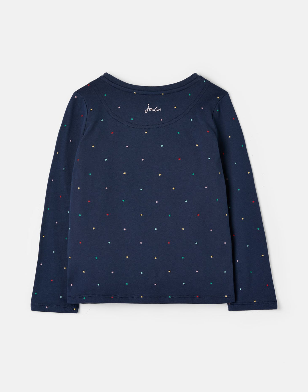 Girls Navy Long Sleeve Rabbit T-Shirt  | Joules - Jenni Kidz