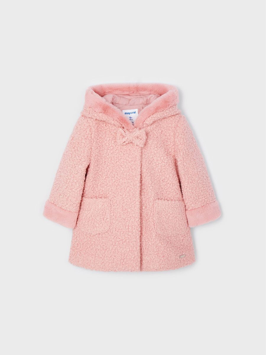 Baby Borg Coat Blush Pink | Mayoral - Jenni Kidz